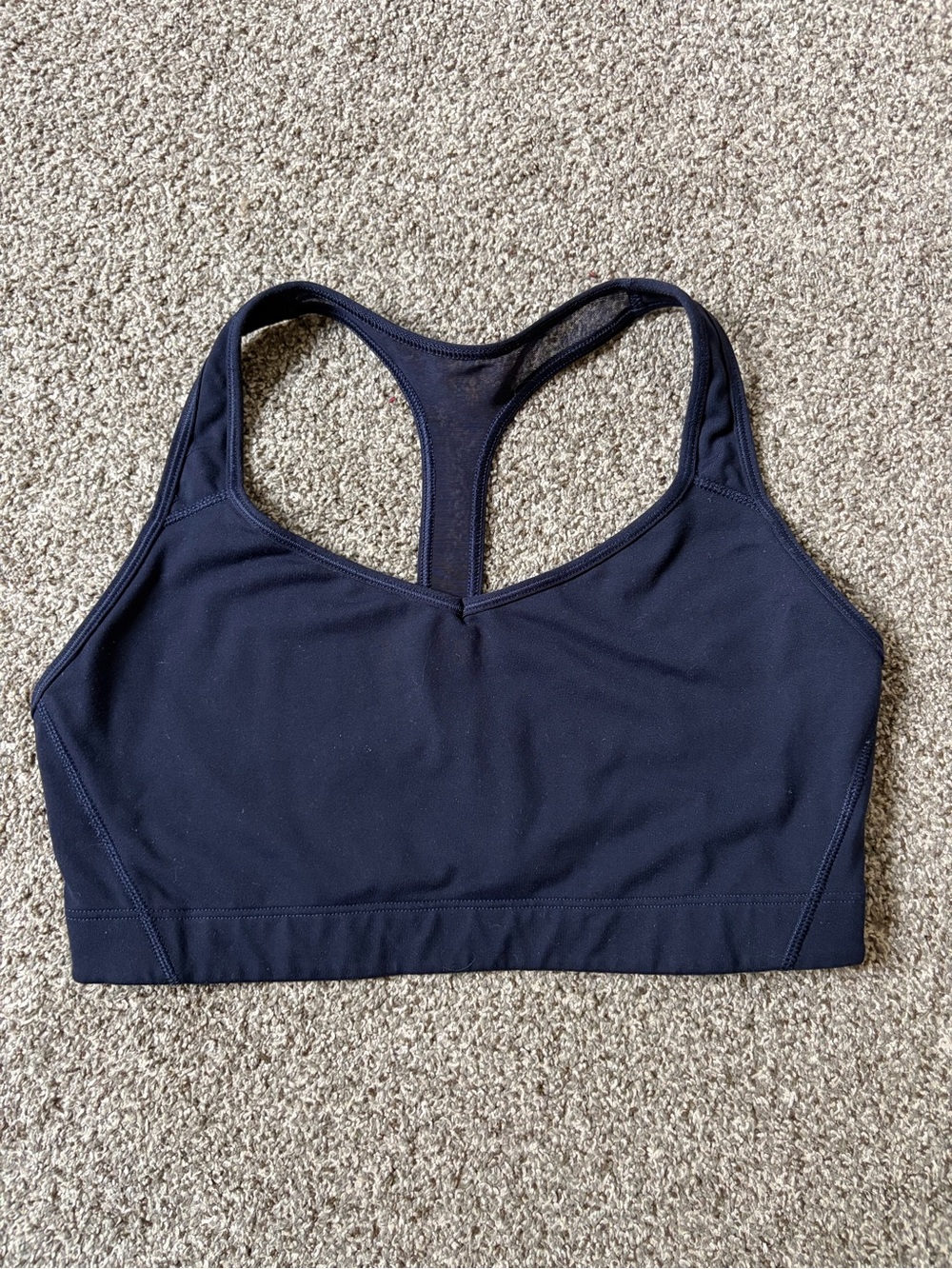 Victoria's Secret Sport Blue Racerback Sports Bra Mesh Large Athletic Workout